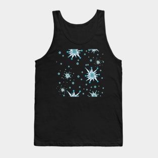 Blue Stars Dots Tank Top